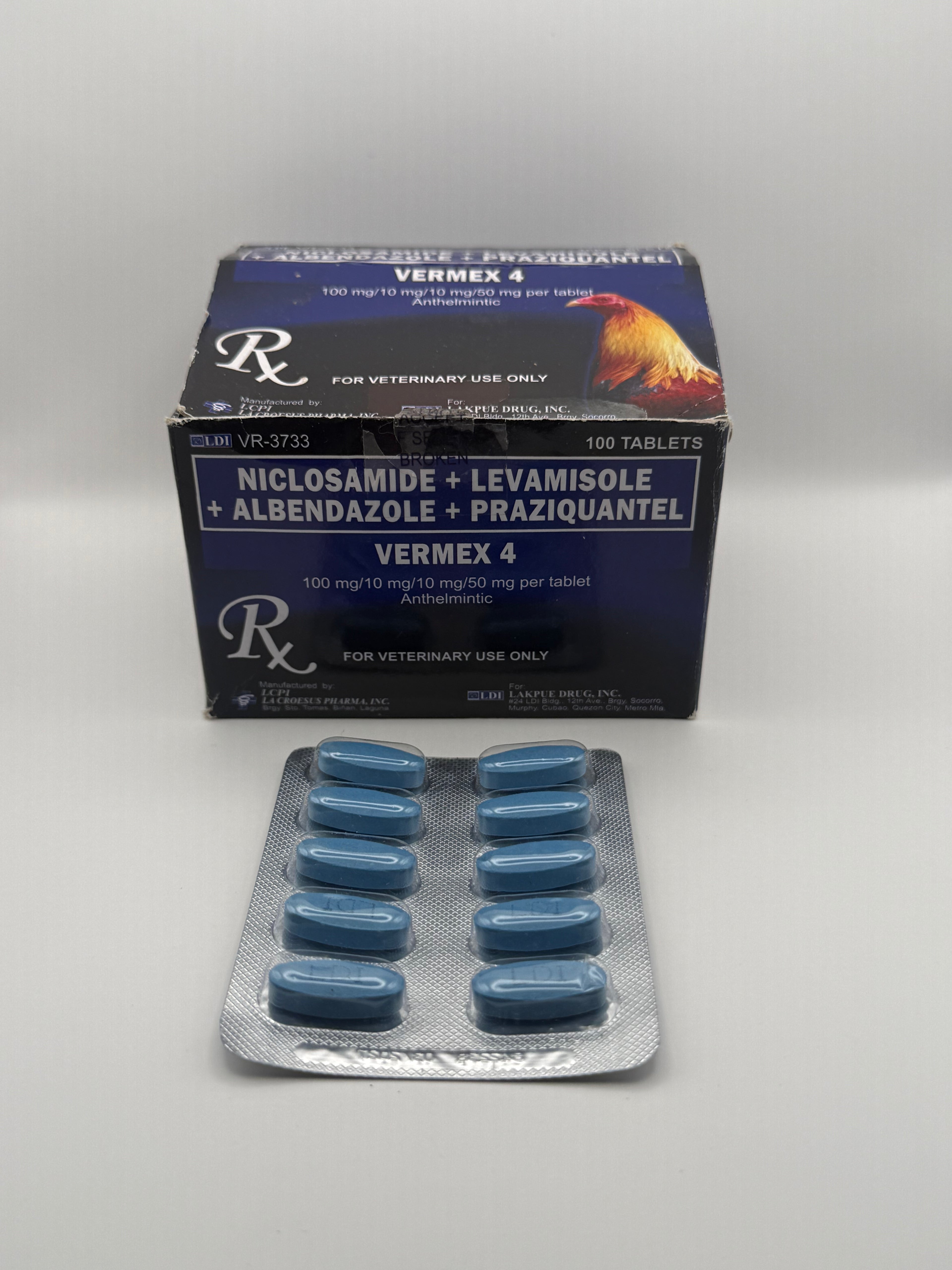 Vermex 4 tablet blister
