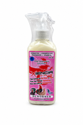 Dewormer bottle on white
