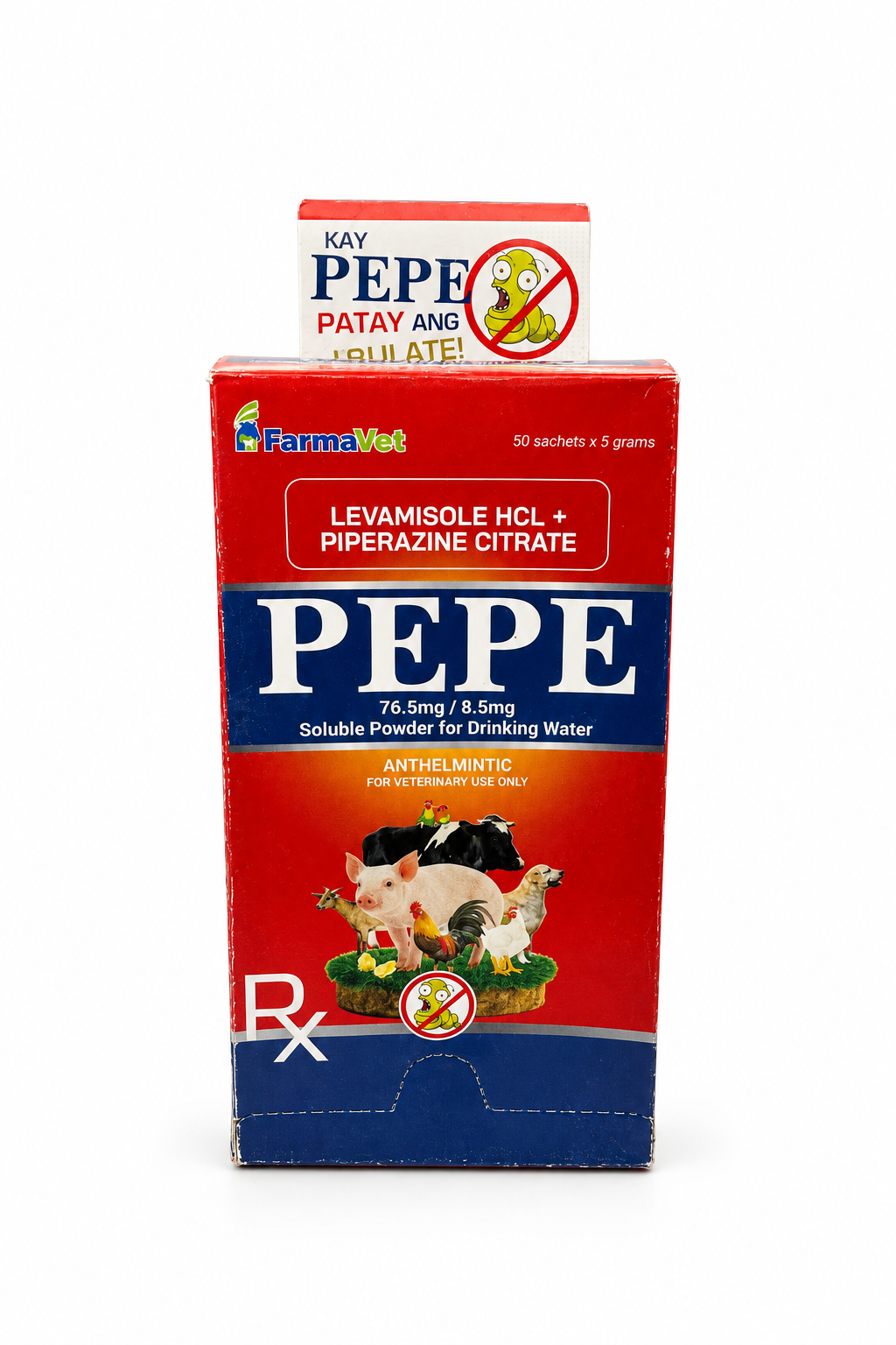 PEPE box on white
