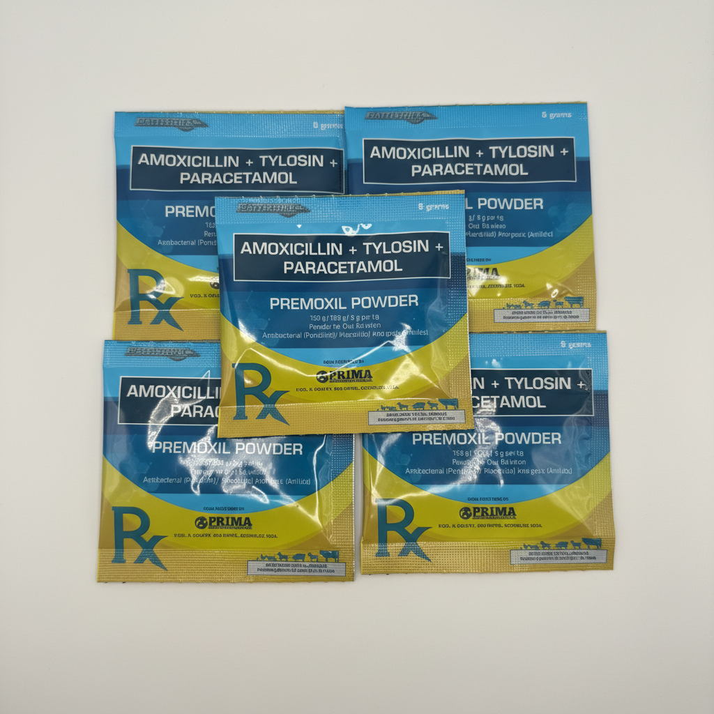 Premoxil 5 packs white background