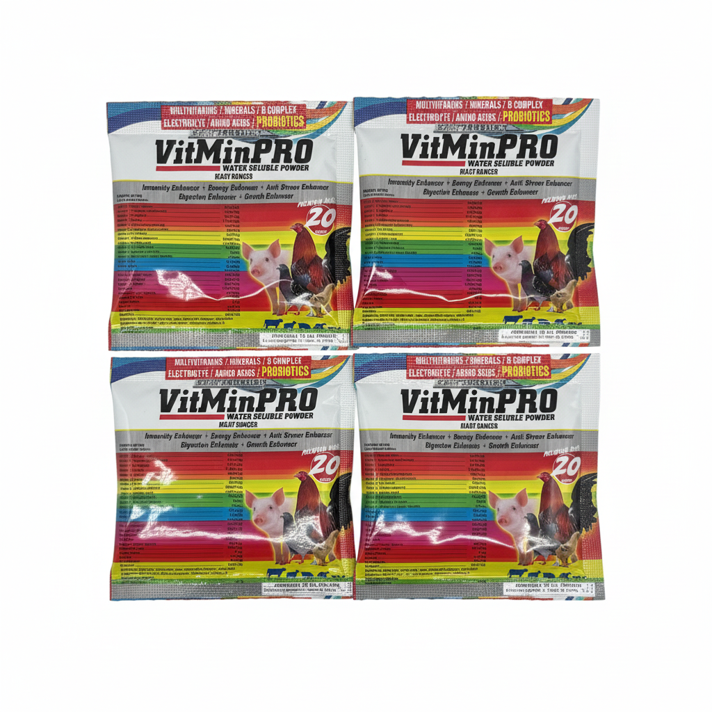 VitMinPro 4 packs white background
